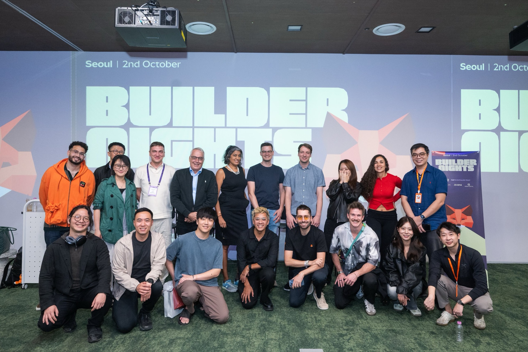 Speakers and guests at Builder Nights Seoul, 2 October 2026